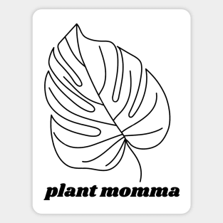 Monstera Leaf Succulent Garden Momma Outdoors Magnet